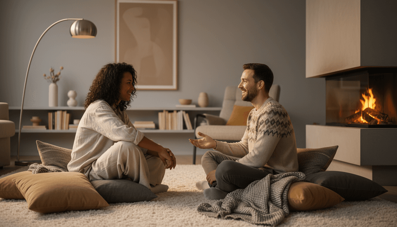couple communicating