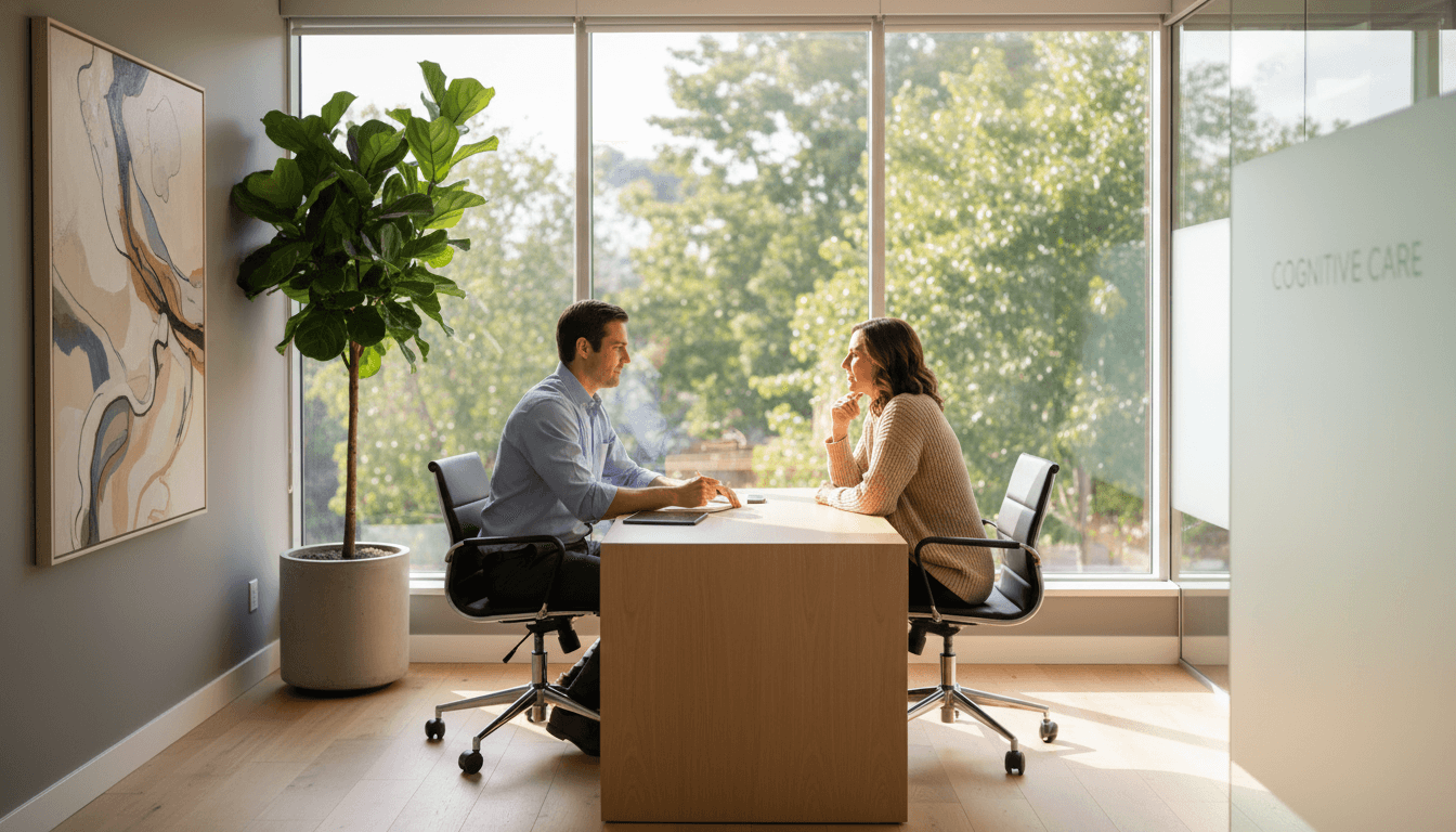Cognitive behavioural therapy session at DZEH THERAPY