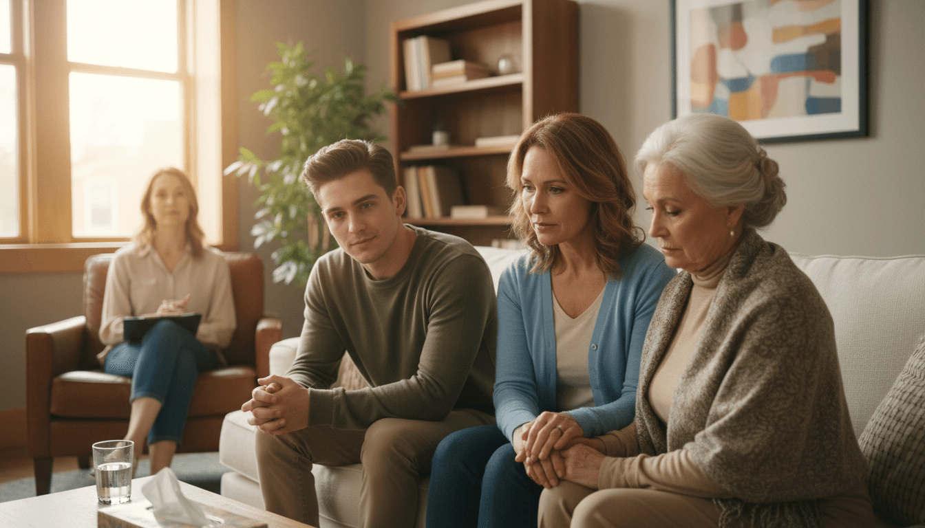 blended family in therapy